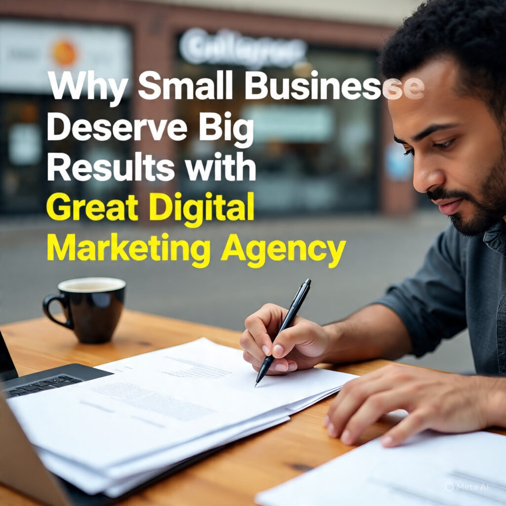 Why Small Businesses Deserve Big Results with Great Digital Marketing Agency